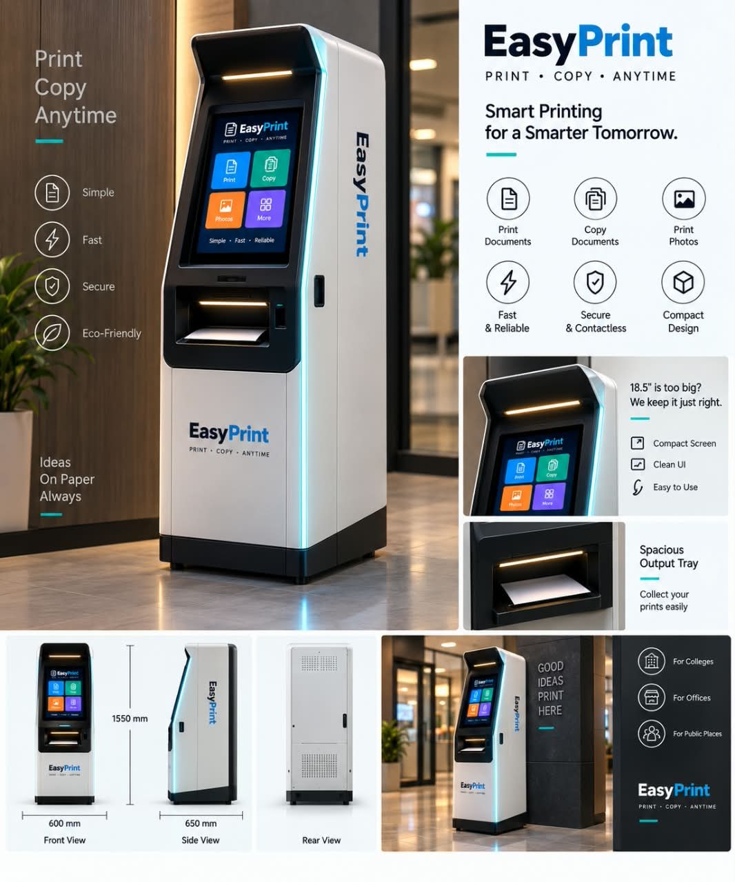 Kiosk specification preview
