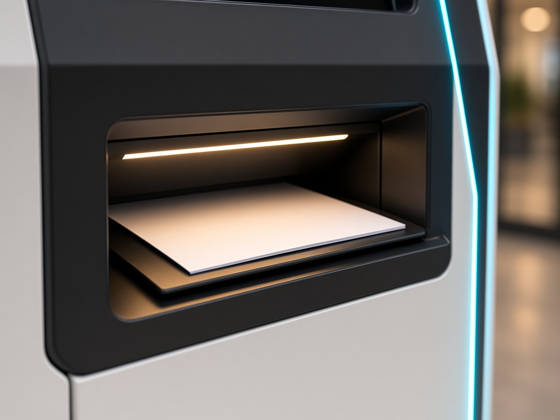 Printed page in the EasyPprint output tray